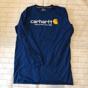 Carhartt Long Sleeve Shirt. Blue. Sz XL